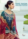 Shree Rang Rasiya Georgette With Heavy Embroidery Collection   Dupatta Net Naznin Banarshi  